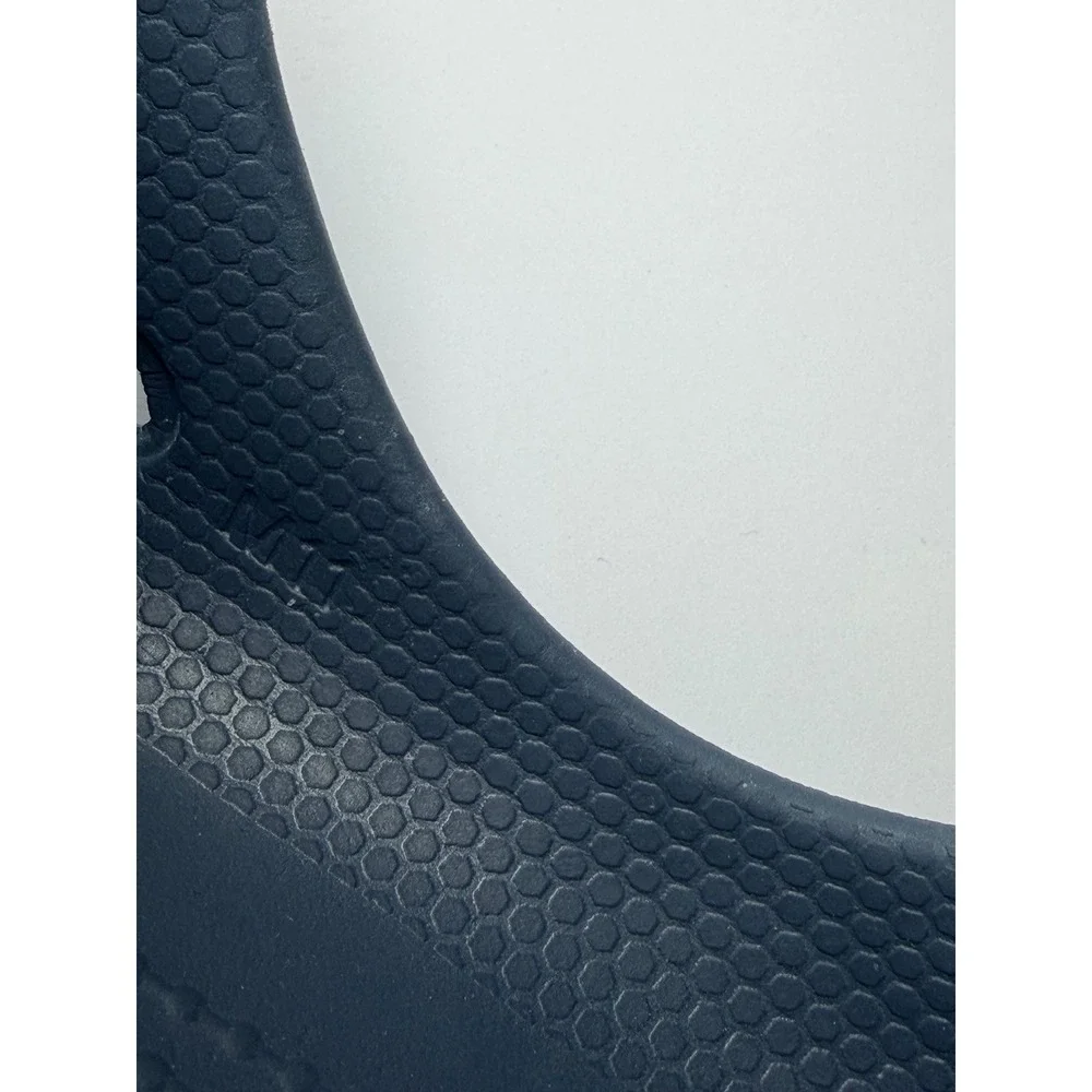 Crocs Salehe Bembury Pollex Niagara Size M11 Navy Blue Fingerprint strap missing